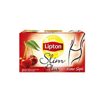 LIPTON FORM PLUS KİRAZ SAPLI BİTKİ ÇAYI 20'Lİ